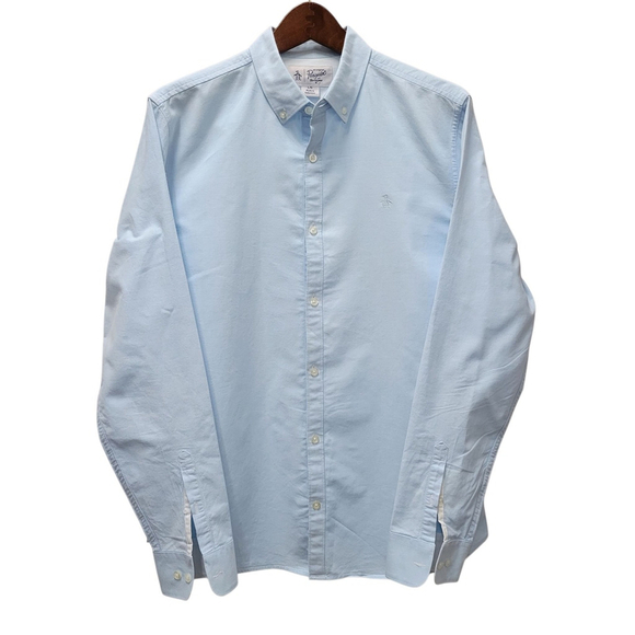 Penguin Men's Slim-Fit Long-Sleeves Button-down Shirt Size Large Excellent... - Picture 1 of 6